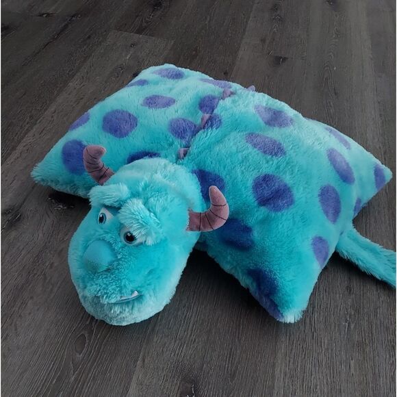 Disney Monsters Inc. Sulley Pillow Pet - Blue and Purple 21" - Picture 1 of 6